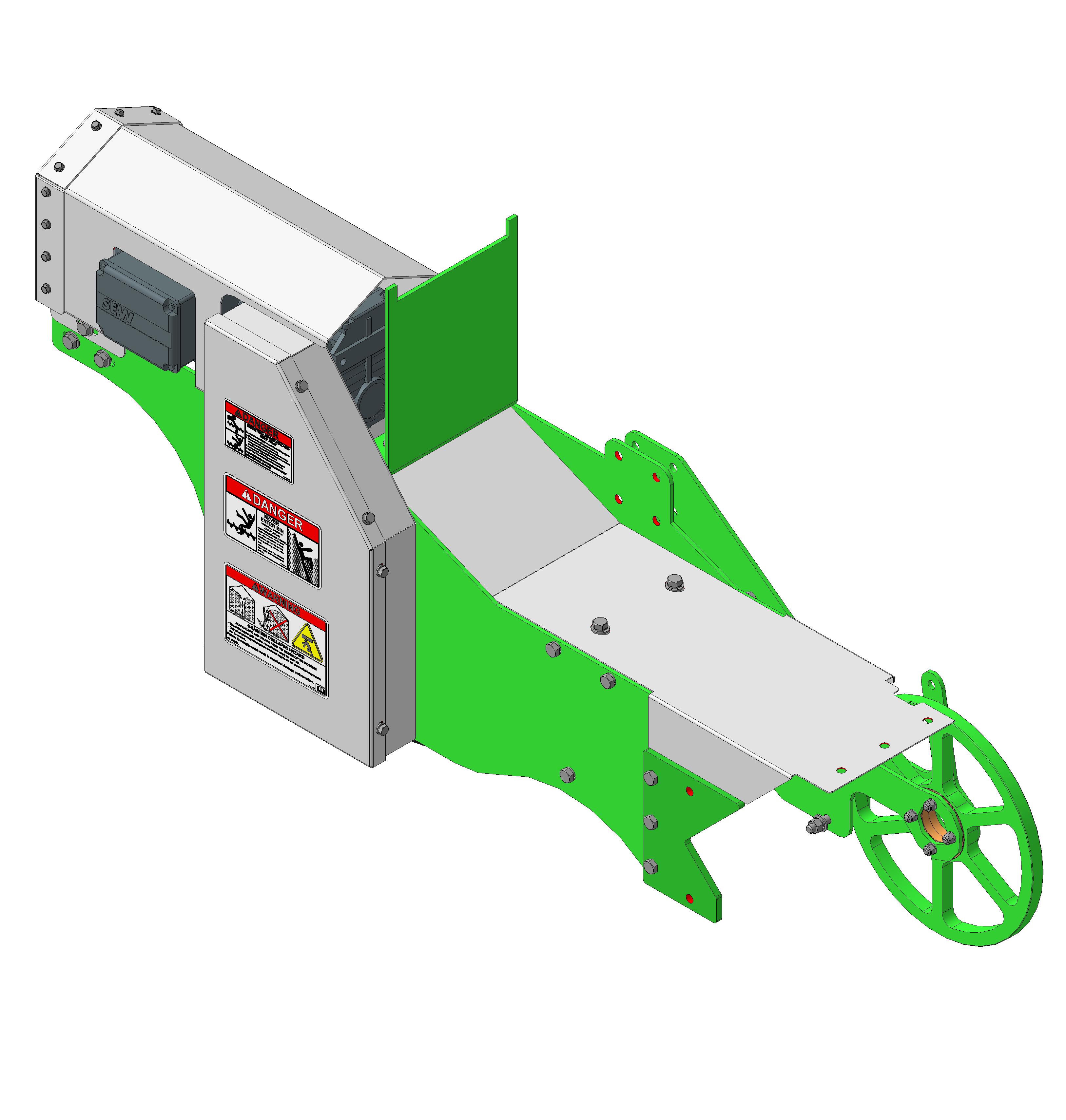 筒仓清扫螺旋钻